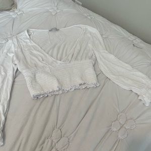 White Crop Top